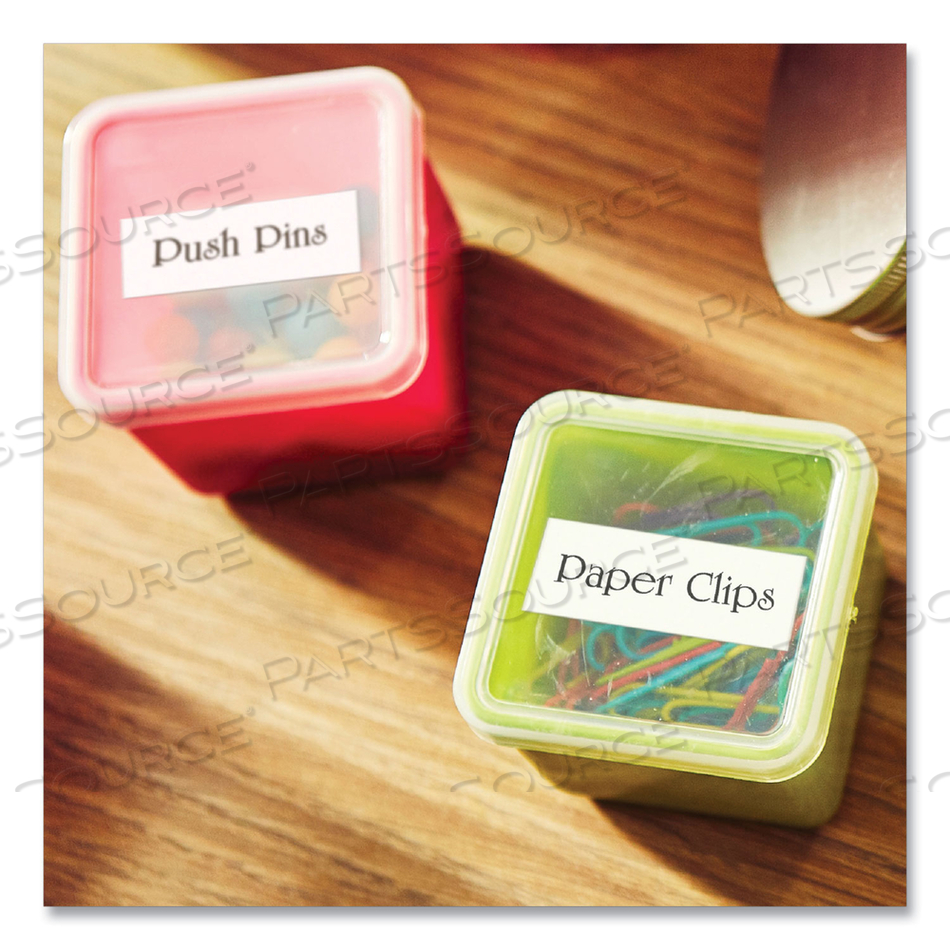 TZE STANDARD ADHESIVE LAMINATED LABELING TAPES, 0.47" X 26.2 FT, BLACK ON WHITE by Brother