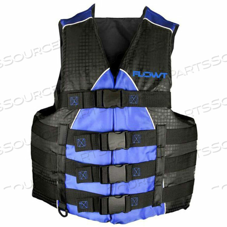 EXTREME SPORT LIFE VEST, BLUE, X-SMALL by Flowt EXTREME SPORT LIFE VEST, BLUE, X-SMALL by Flowt