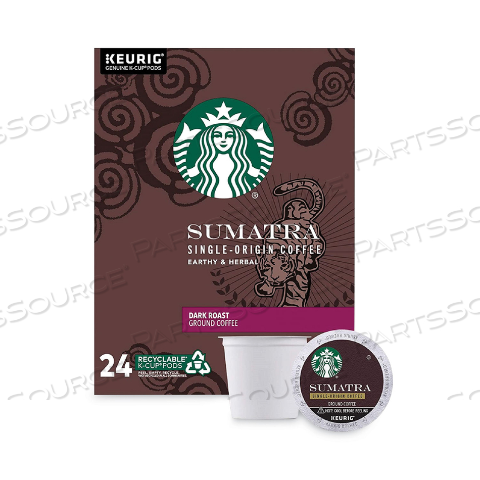 SUMATRA COFFEE K-CUPS, SUMATRAN, K-CUP, 96/BOX 