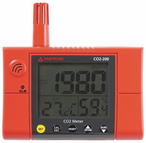 CARBON DIOXIDE METER 380 TO 2000 PPM by Amprobe