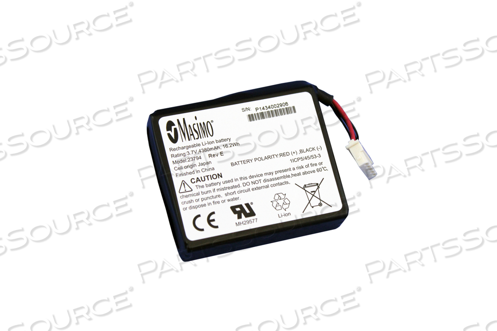 BATTERY, LI-ION, 3.7V, 4.2 AH 