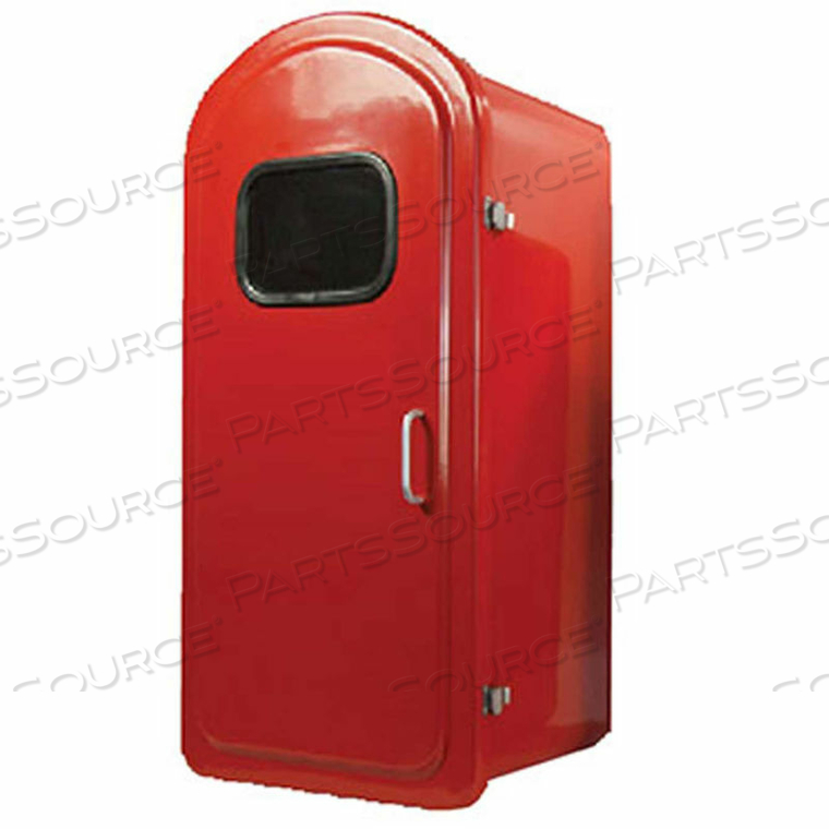 FIBERGLASS SURFACE MOUNTED OUTDOOR FIRE EXTINGUISHER CABINET, 12-3/4"D, RED by Activar Construction Products Group FIBERGLASS SURFACE MOUNTED OUTDOOR FIRE EXTINGUISHER CABINET, 12-3/4"D, RED by Activar Construction Products Group