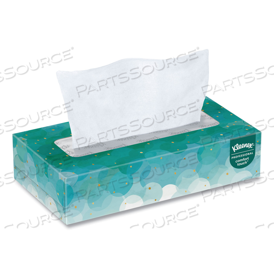 WHITE FACIAL TISSUE FOR BUSINESS, 2-PLY, WHITE, 100 SHEETS/BOX, 10 BOXES/BUNDLE, 6 BUNDLES/CARTON 