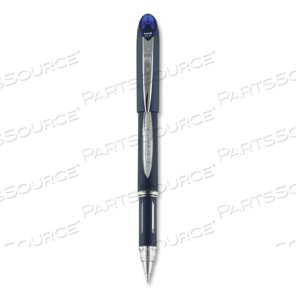 JETSTREAM BALLPOINT PEN, STICK, FINE 0.7 MM, BLUE INK, BLUE BARREL by Uni-Ball