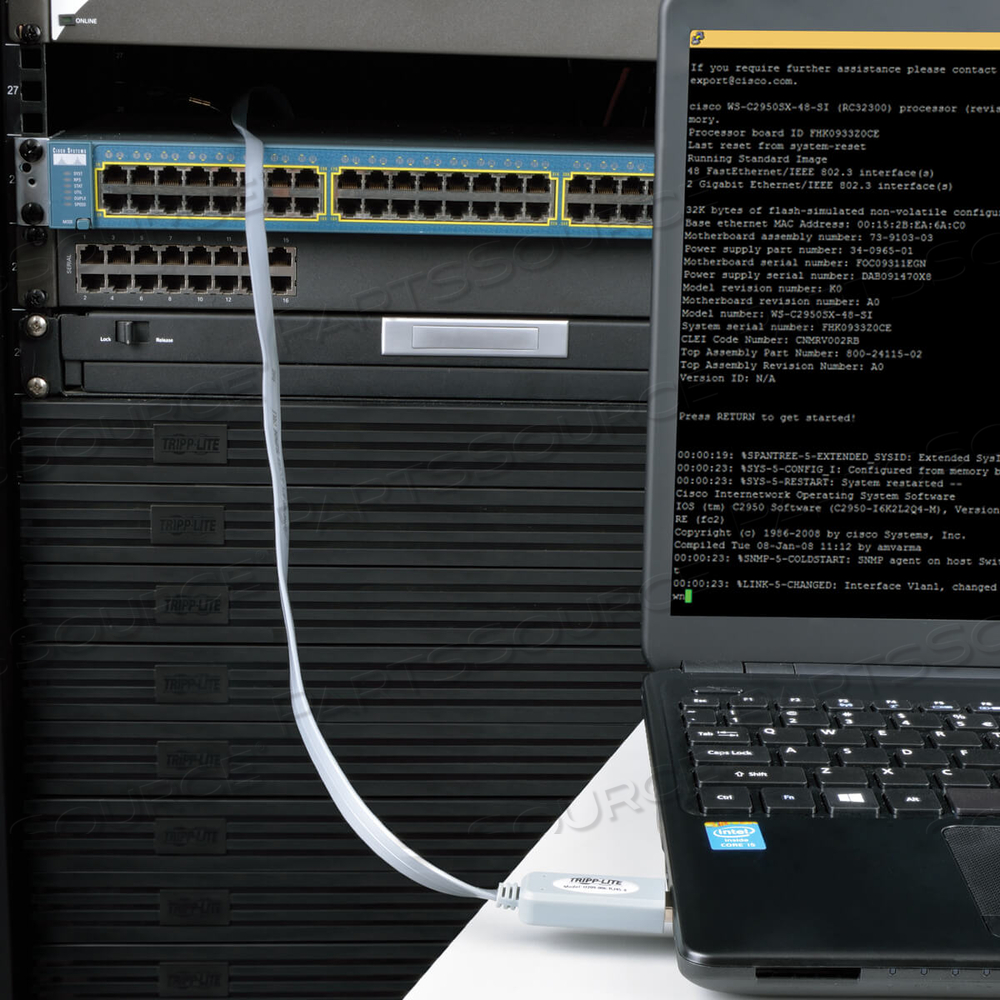 USB-A TO RJ45 SERIAL ROLLOVER CABLE (M/M) - CISCO COMPATIBLE, 250 KBPS, 6 FT by Tripp Lite USB-A TO RJ45 SERIAL ROLLOVER CABLE (M/M) - CISCO COMPATIBLE, 250 KBPS, 6 FT by Tripp Lite