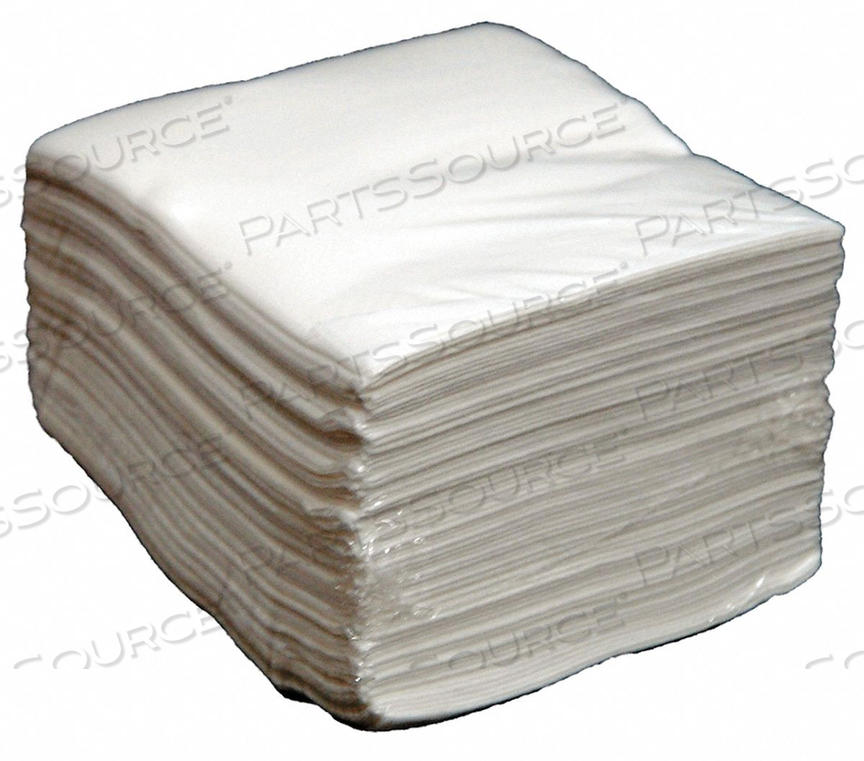 DISPOSABLE WIPES 13 X 13 IN WHITE PK900 