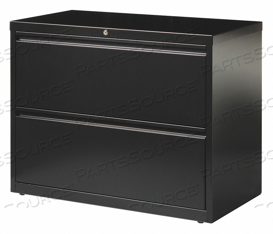 LATERAL FILE CABINET BLACK 28 IN.H STEEL by Hirsh LATERAL FILE CABINET BLACK 28 IN.H STEEL by Hirsh