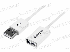 EXTENSION CABLE, WHITE, 24/28 AWG CABLE, 1 X USB TYPE-A 4 PIN USB 2.0 MALE, 1 X USB TYPE-A (4 PIN) USB 2.0 FEMALE, PVC, NICKEL PLATED CONNEC EXTENSION CABLE, WHITE, 24/28 AWG CABLE, 1 X USB TYPE-A 4 PIN USB 2.0 MALE, 1 X USB TYPE-A (4 PIN) USB 2.0 FEMALE, PVC, NICKEL PLATED CONNEC