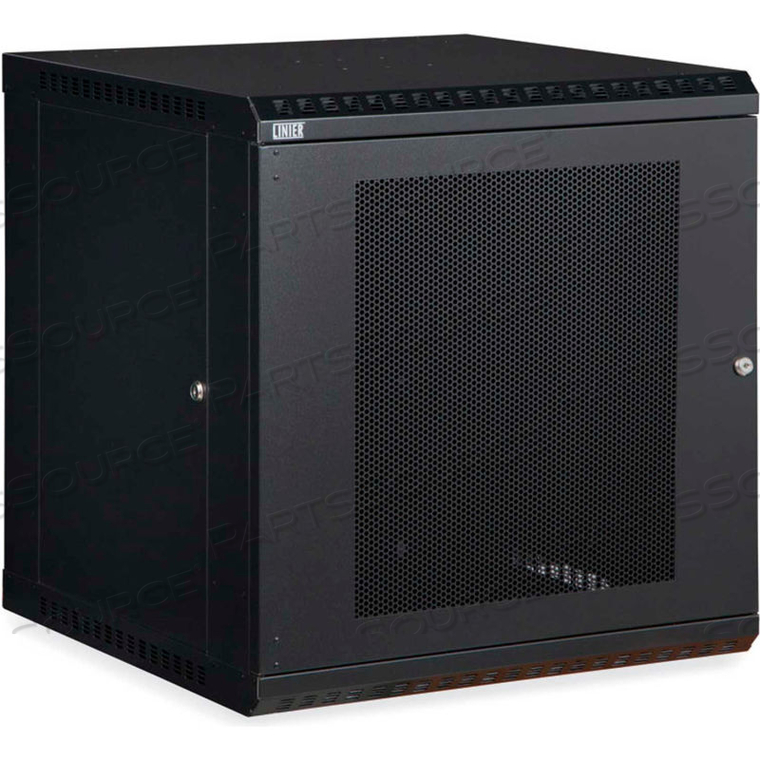 12U LINIER FIXED WALL MOUNT CABINET - VENTED DOOR by Kendall Howard LLC 12U LINIER FIXED WALL MOUNT CABINET - VENTED DOOR by Kendall Howard LLC