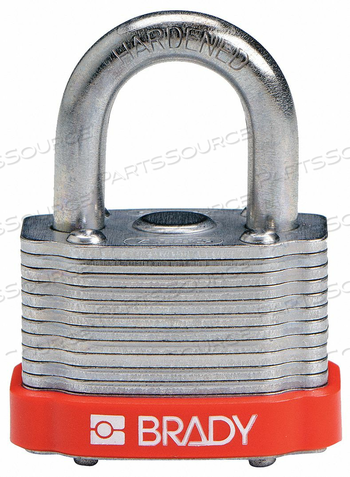 KEYED PADLOCK DIFFERENT 1-5/16 W PK6 