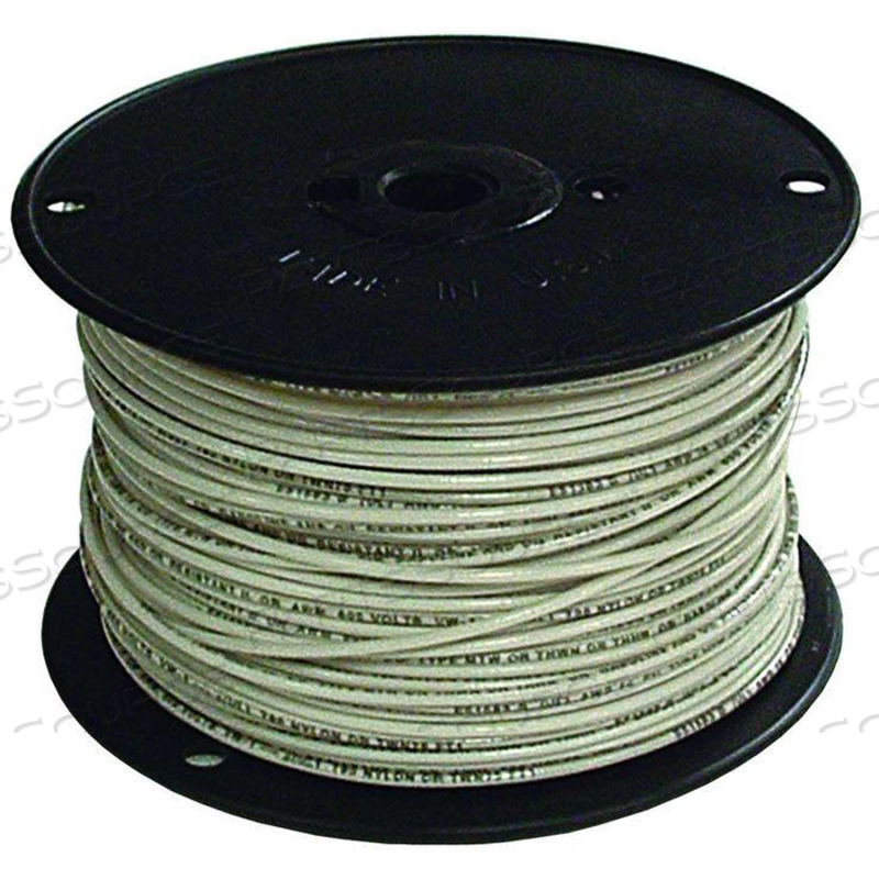 TFFN 18 GAUGE BUILDING WIRE, STRANDED TYPE, WHITE, 500 FT by Southwire Company, LLC