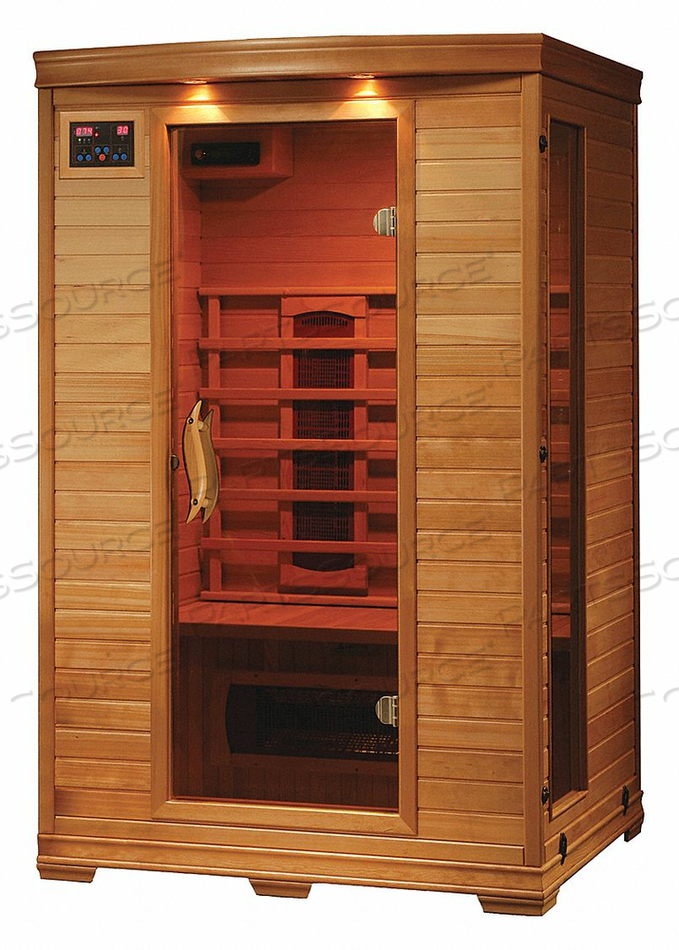 SAUNA STD 2 PPL CERAMIC HEATER HEMLOCK by Radiant Health Saunas SAUNA STD 2 PPL CERAMIC HEATER HEMLOCK by Radiant Health Saunas