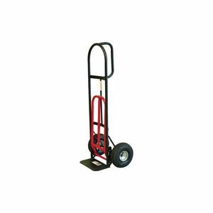 HAND TRUCK - D-HANDLE - PNEUMATIC WHEELS - 800 LB. CAPACITY - BLACK & RED by Milwaukee Hand Trucks