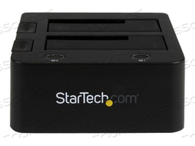 DUAL-BAY HARD DRIVE DOCK FOR 2.5/3.5 SATA AND IDE DRIVES, SATA III AND IDE (40 by StarTech.com Ltd.