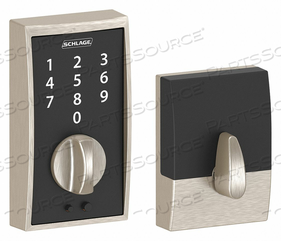 ELECTRONIC LOCK DEADBOLT SATIN NICKEL by Schlage Lock ELECTRONIC LOCK DEADBOLT SATIN NICKEL by Schlage Lock