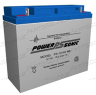 BATTERY, RECHARGEABLE SEALED LEAD ACID, 12V, 17 AH, NB 