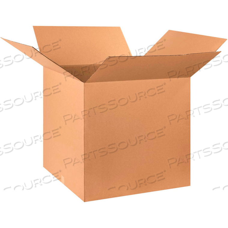 CUBE CARDBOARD CORRUGATED BOXES 27" X 27" X 27" 200#/ECT-32 by The Packaging Wholesalers CUBE CARDBOARD CORRUGATED BOXES 27" X 27" X 27" 200#/ECT-32 by The Packaging Wholesalers