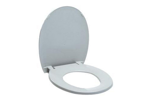 REPLACEMENT SEAT WITH LID FOR COMMODE - WHITE by Invacare Corporation