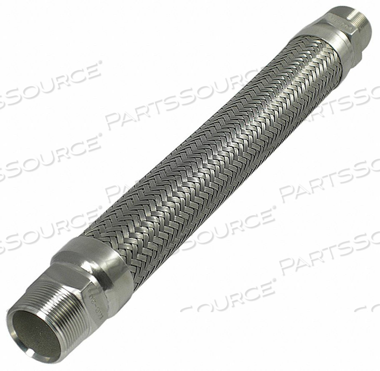 METAL HOSE ASSEMBLY 1/4 I.D.12 by Hose Master METAL HOSE ASSEMBLY 1/4 I.D.12 by Hose Master