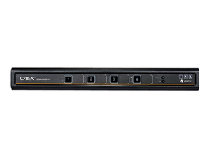 AVOCENT COMMERCIAL MULTIVIEWER SVMV240DPH, KVM SWITCH, 4 X KVM / AUDIO / USB, 1 LOCAL USER by Vertiv