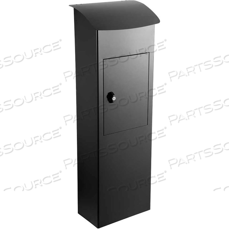 WINFIELD SERIES PARCELSENTRY FREESTANDING MAIL/PARCEL BOX BLACK by Qualarc WINFIELD SERIES PARCELSENTRY FREESTANDING MAIL/PARCEL BOX BLACK by Qualarc