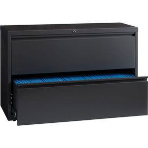 HL10000 SERIES LATERAL FILE 42" WIDE 2-DRAWER - CHARCOAL by Hirsh