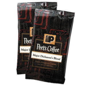 COFFEE PORTION PACKS, MAJOR DICKASON'S BLEND, 2.5 OZ FRACK PACK, 18/BOX by Peet's Coffee & Tea COFFEE PORTION PACKS, MAJOR DICKASON'S BLEND, 2.5 OZ FRACK PACK, 18/BOX by Peet's Coffee & Tea