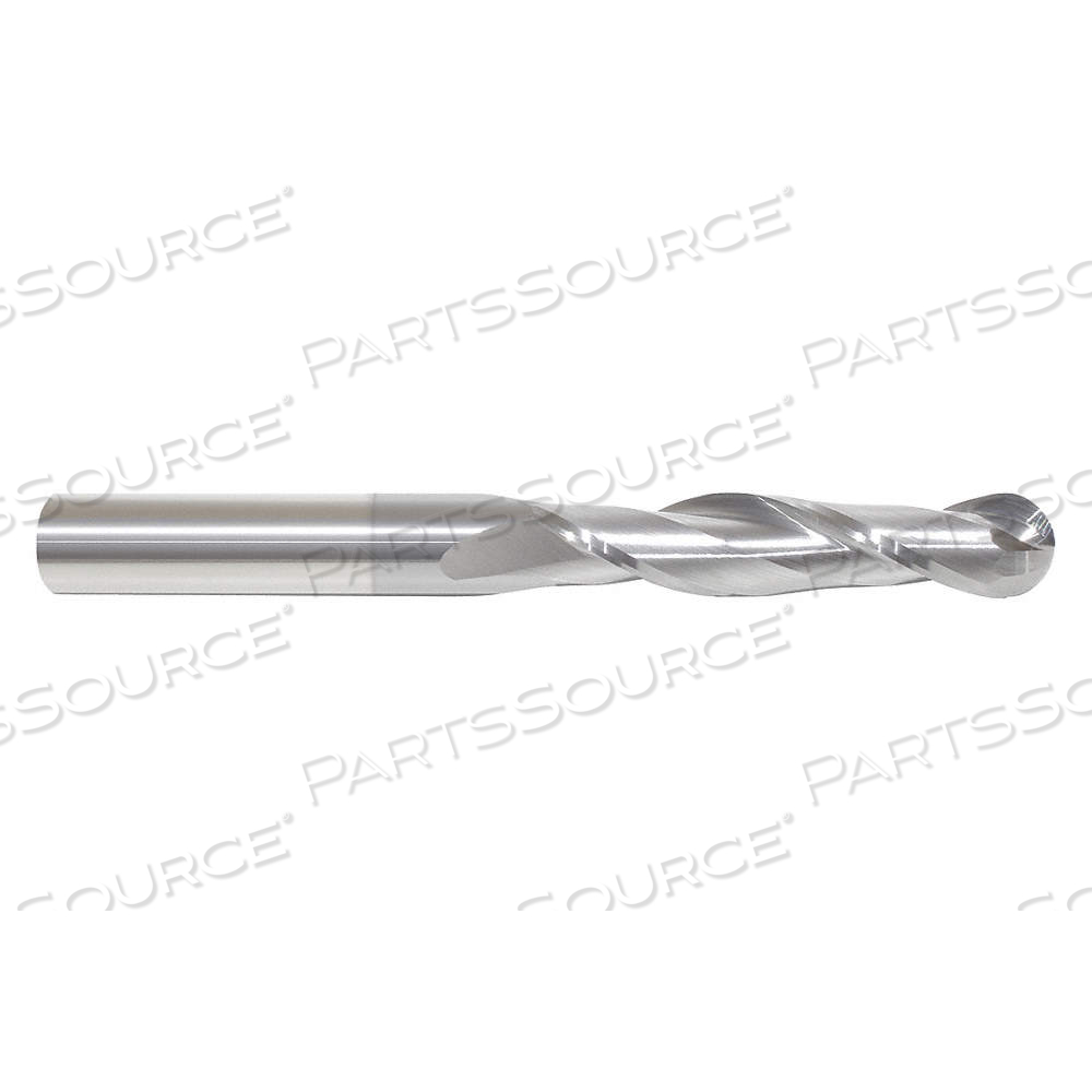 BALL END MILL, 2 FLUTES, 5/8 IN MILLING DIA., 3 IN LG OF CUT, 6 IN OVERALL LG by Approved Vendor BALL END MILL, 2 FLUTES, 5/8 IN MILLING DIA., 3 IN LG OF CUT, 6 IN OVERALL LG by Approved Vendor