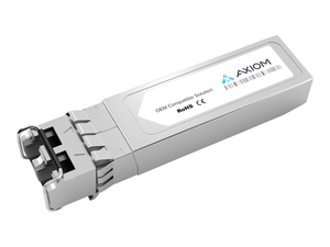 AXIOM - SFP+ TRANSCEIVER MODULE ( EQUIVALENT TO: CISCO SFP-10G-SR-X ) - 10 GIGABIT ETHERNET - 10GBASE-SR - LC MULTI-MODE - UP TO 984 FT - 850 NM by Axiom AXIOM - SFP+ TRANSCEIVER MODULE ( EQUIVALENT TO: CISCO SFP-10G-SR-X ) - 10 GIGABIT ETHERNET - 10GBASE-SR - LC MULTI-MODE - UP TO 984 FT - 850 NM by Axiom