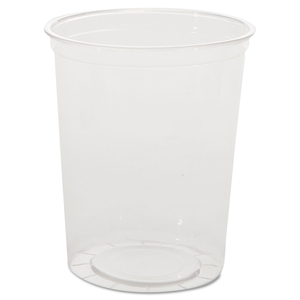 DELI CONTAINERS, 32 OZ, CLEAR, PLASTIC, 50/PACK, 10 PACKS/CARTON by WNA