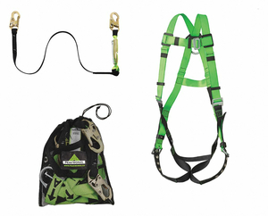 FALL KIT HARNESS 6FT.LANYARD SN HOOK BAG by SureWerx