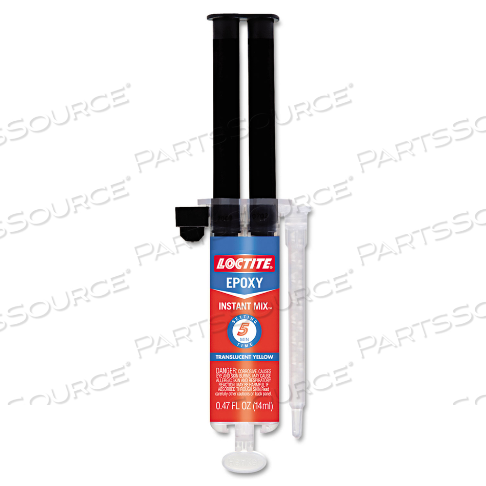 INSTANT MIX EPOXY, 0.47 OZ, DRIES CLEAR by Loctite Brand INSTANT MIX EPOXY, 0.47 OZ, DRIES CLEAR by Loctite Brand