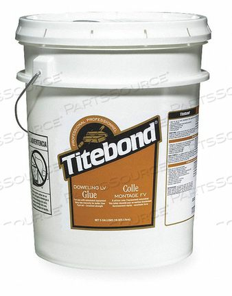 GLUE DOWELING LOW VISCOSITY 5 GAL WHITE by Titebond
