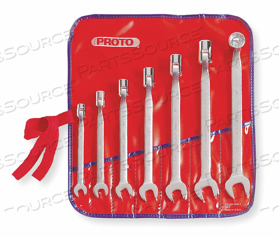 COMBO WRENCH SET ANTISLIP 3/8-3/4 IN 7PC by Proto COMBO WRENCH SET ANTISLIP 3/8-3/4 IN 7PC by Proto