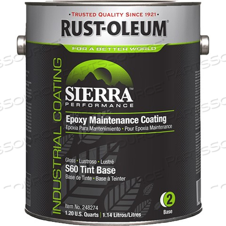 248285 RUST-OLEUM SIERRA S60 MAINTENANCE COATING KIT, KIT, STONE GRAY, GLOSS 