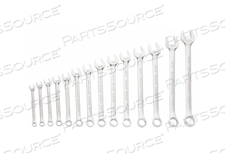 COMBINATION WRENCH SET, 14-PC COMBINATION WRENCH SET by Klein Tools COMBINATION WRENCH SET, 14-PC COMBINATION WRENCH SET by Klein Tools