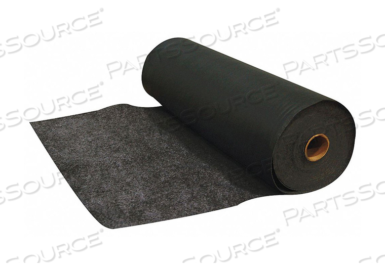 SPILHYDER UNIVERSAL TRAFFIC RUG, 36" X 100' HEAVY WEIGHT, BLACK, 1/BAG by Spilfyter