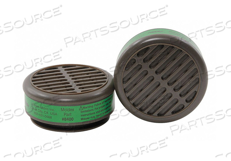 CARTRIDGE GREEN SNAP-IN GASKET PK10 by Moldex