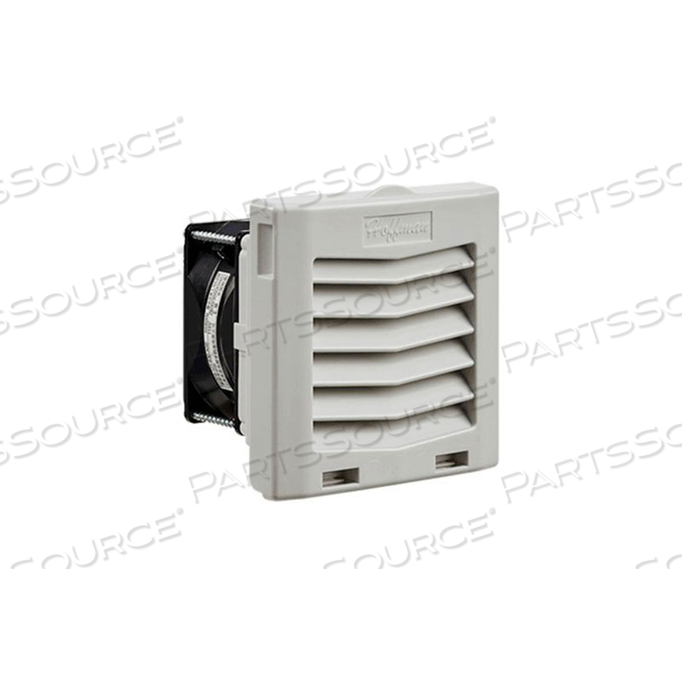 FILTER FAN SQUARE 4-27/64 H 21 CFM by Hoffman FILTER FAN SQUARE 4-27/64 H 21 CFM by Hoffman