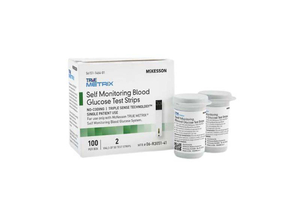 TRUE METRIX® BLOOD GLUCOSE TEST STRIPS (100 PER BOX) by McKesson