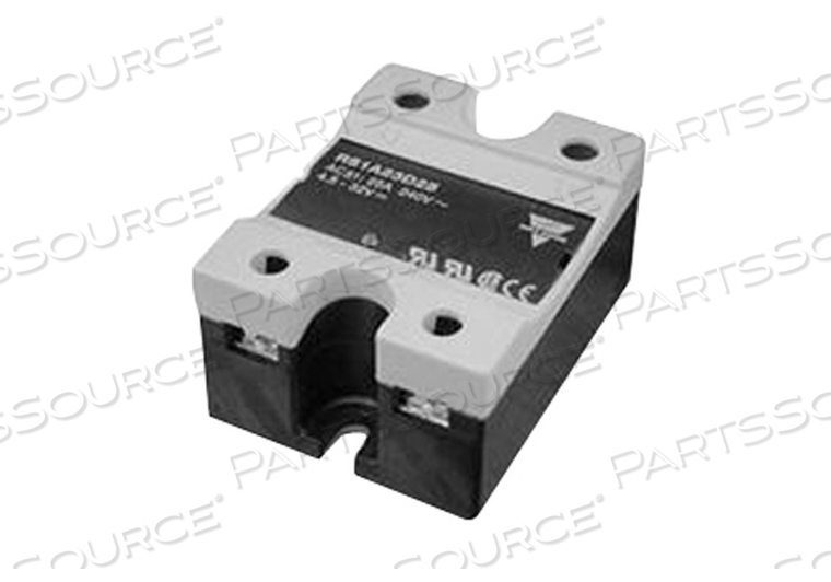 SOLID STATE RELAY, 55 A, 42 TO 265 VAC OPERATING, 3 TO 32 VDC, 45 TO 65 HZ, SPST-NO, SCREW, PANEL by Newark / Element 14 SOLID STATE RELAY, 55 A, 42 TO 265 VAC OPERATING, 3 TO 32 VDC, 45 TO 65 HZ, SPST-NO, SCREW, PANEL by Newark / Element 14