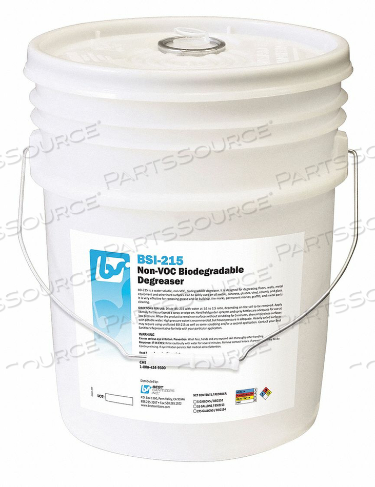 CLEANER 5 GAL. PAIL by Best Sanitizers Inc.