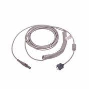 DIAGNOSTIC CARDIOLOGY COMMUNICATION COILED PATIENT CABLE, ROUND CONNECTOR 15 FT by AirLife (aka SunMed Group, LLC)