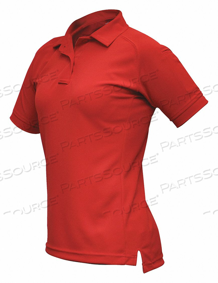 WOMENS TACTICAL POLO RED SHORT SLEEVE L by Vertx