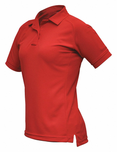 WOMENS TACTICAL POLO RED SHORT SLEEVE L by Vertx