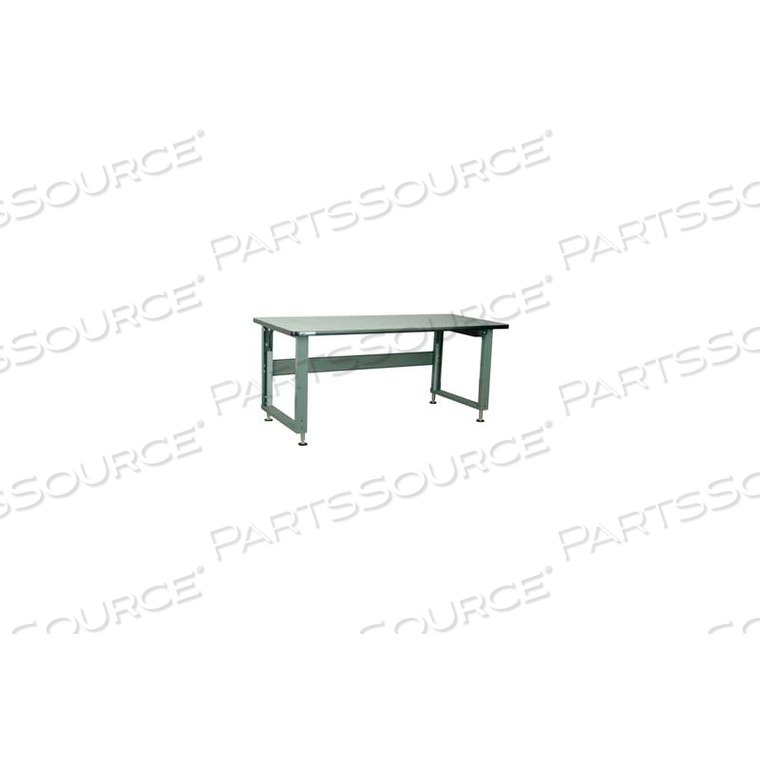 WORKBENCH, 4000 SERIES, ELECTRIC LIFT, ESD W/T-MOLDING, 60"W X 36"D, GRAY by Stackbin Corporation