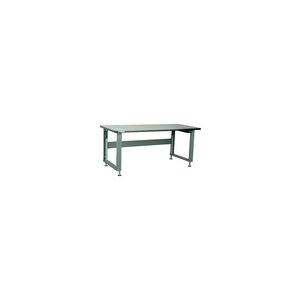 WORKBENCH, 4000 SERIES, ELECTRIC LIFT, ESD W/T-MOLDING, 60"W X 36"D, GRAY by Stackbin Corporation