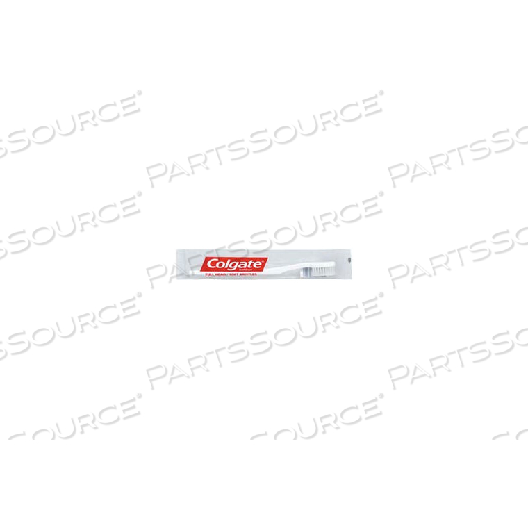 CELLO WRAPPED TOOTHBRUSH, WHITE 144/CASE by Palmolive