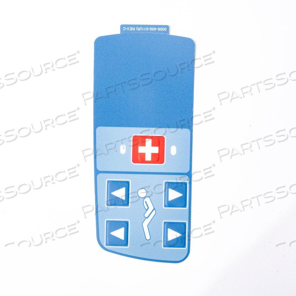 NURSE CALL LABEL, INNER RIGHT FOR HEAD END SIDERAIL ASSEMBLY by Stryker Medical