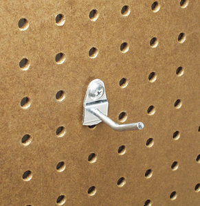 SINGLE ROD PEGBOARD HOOK PK10 by Durahook